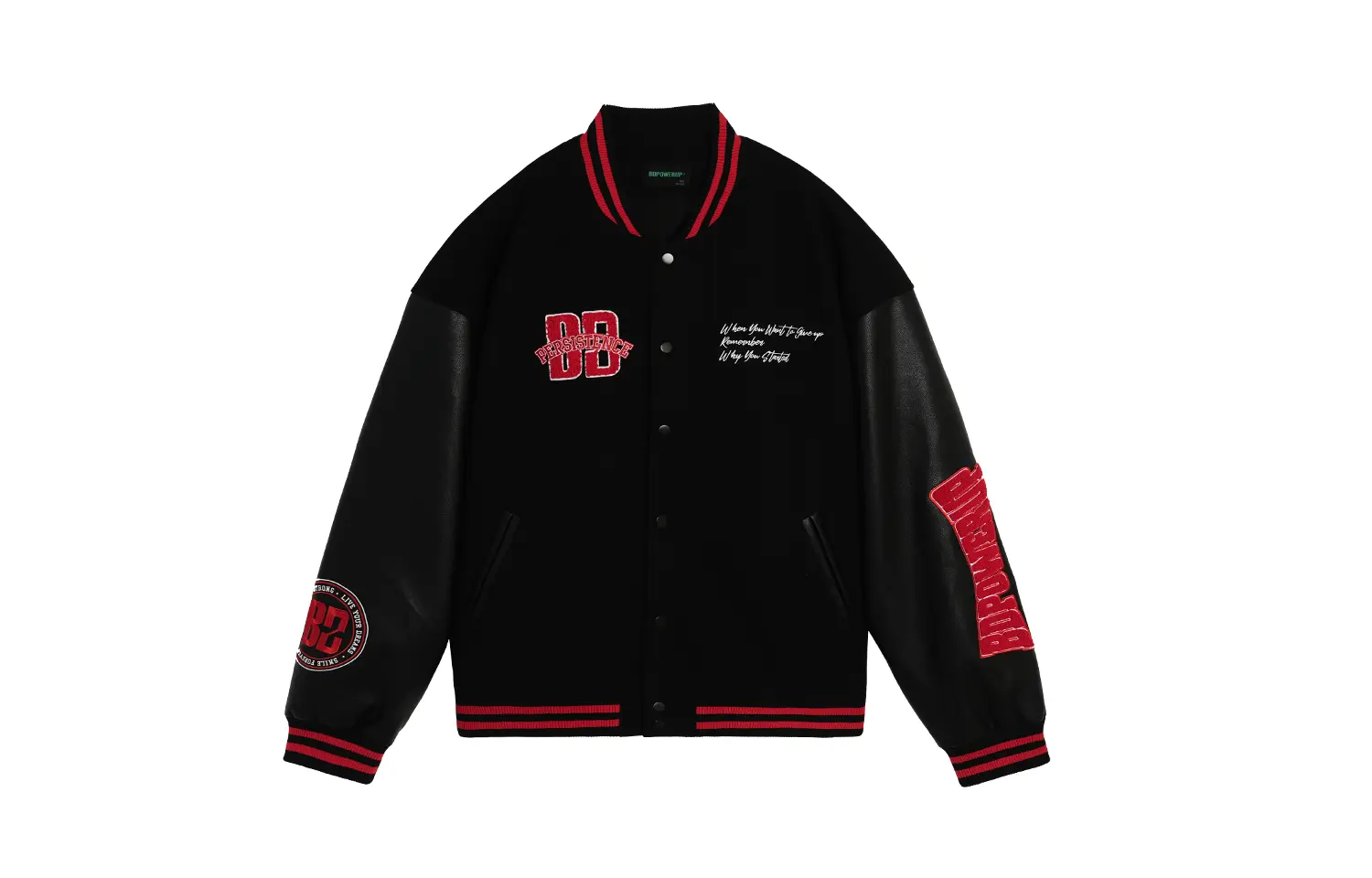 BD.POWER UP+ Бейсбольная куртка унисекс черная
BD.POWER UP+ Бейсбольная куртка унисекс черная