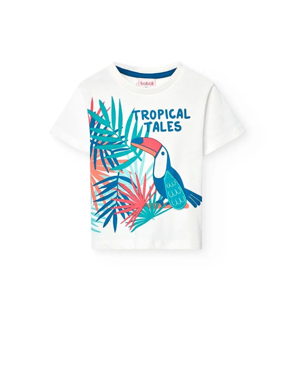 Baby boy футболка с коротким рукавом и круглым вырезом Boboli, белый
Baby boy футболка с коротким рукавом и круглым вырезом Boboli, белый