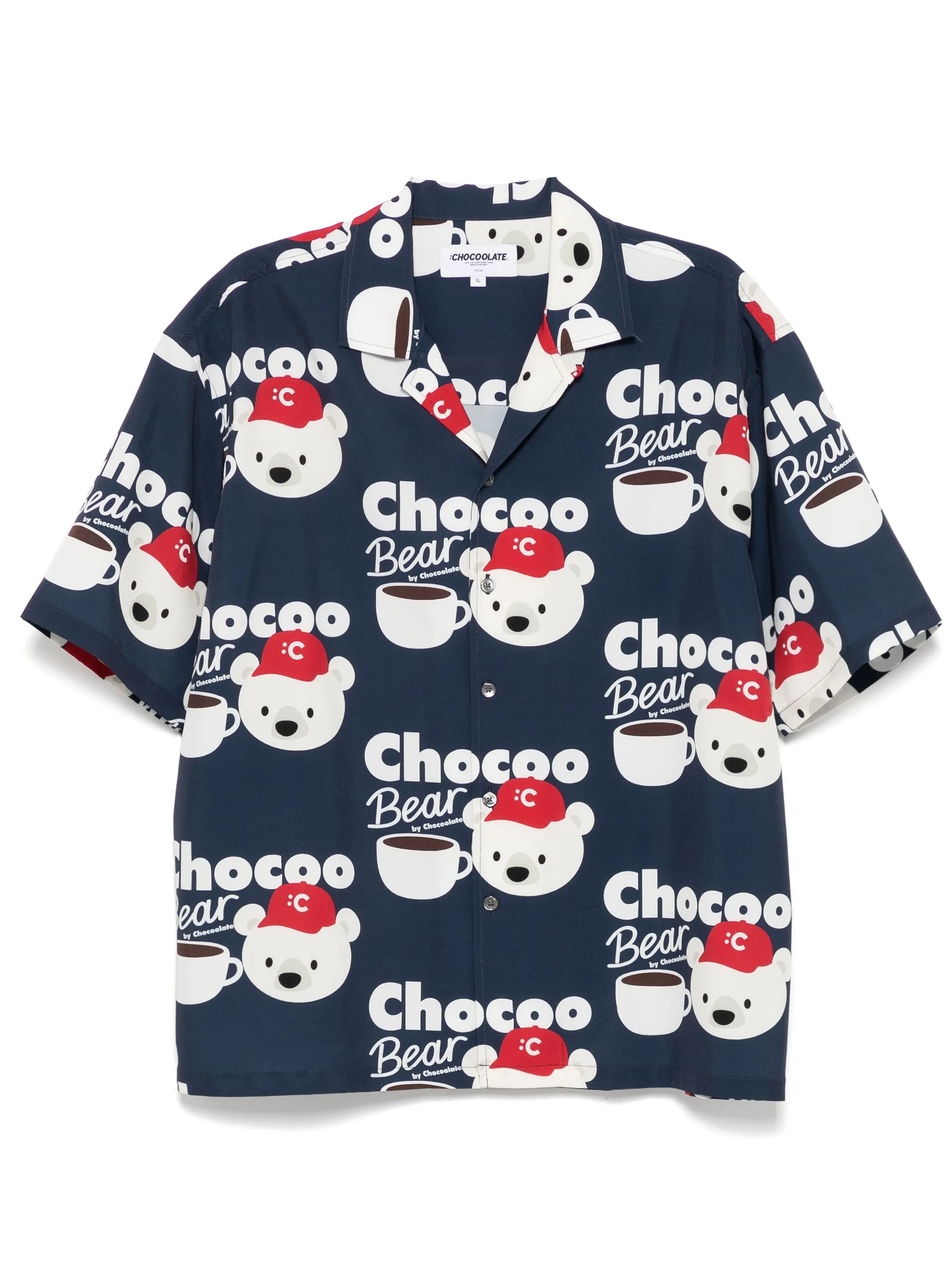 Рубашка с графичным принтом Chocoolate, синий
Рубашка с графичным принтом Chocoolate, синий