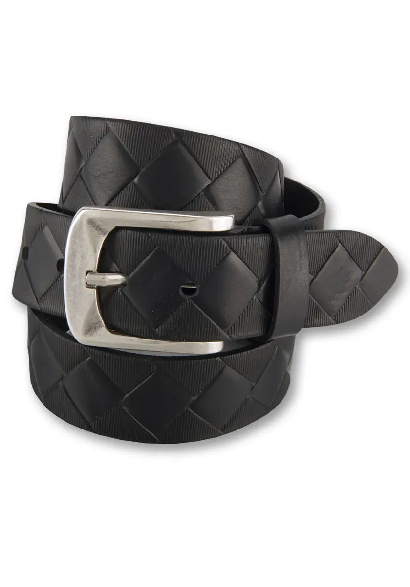 Кожаный ремень BERND GÖTZ, кожаный ремень эксклюзивного плетения в деревенском стиле, черный
Кожаный ремень BERND GÖTZ, кожаный ремень эксклюзивного плетения в деревенском стиле, черный