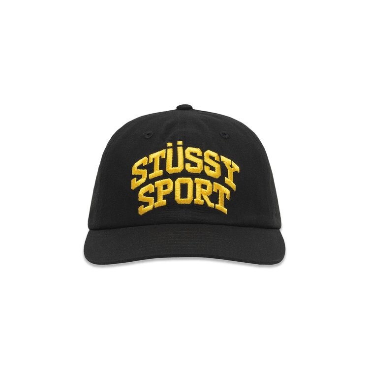 Бейсболка Stussy Mid-Depth Sport Snapback, черный 
Бейсболка Stussy Mid-Depth Sport Snapback, черный