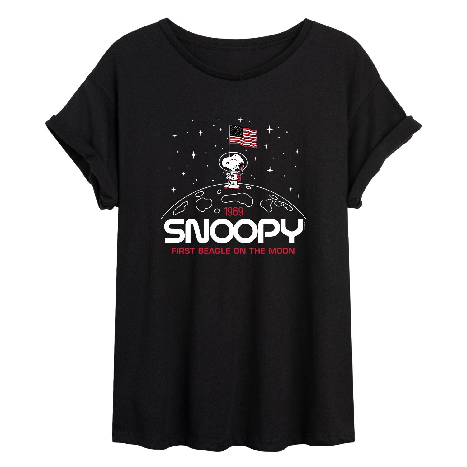 Детская струящаяся футболка Peanuts Snoopy On The Moon Licensed Character 
Детская струящаяся футболка Peanuts Snoopy On The Moon Licensed Character