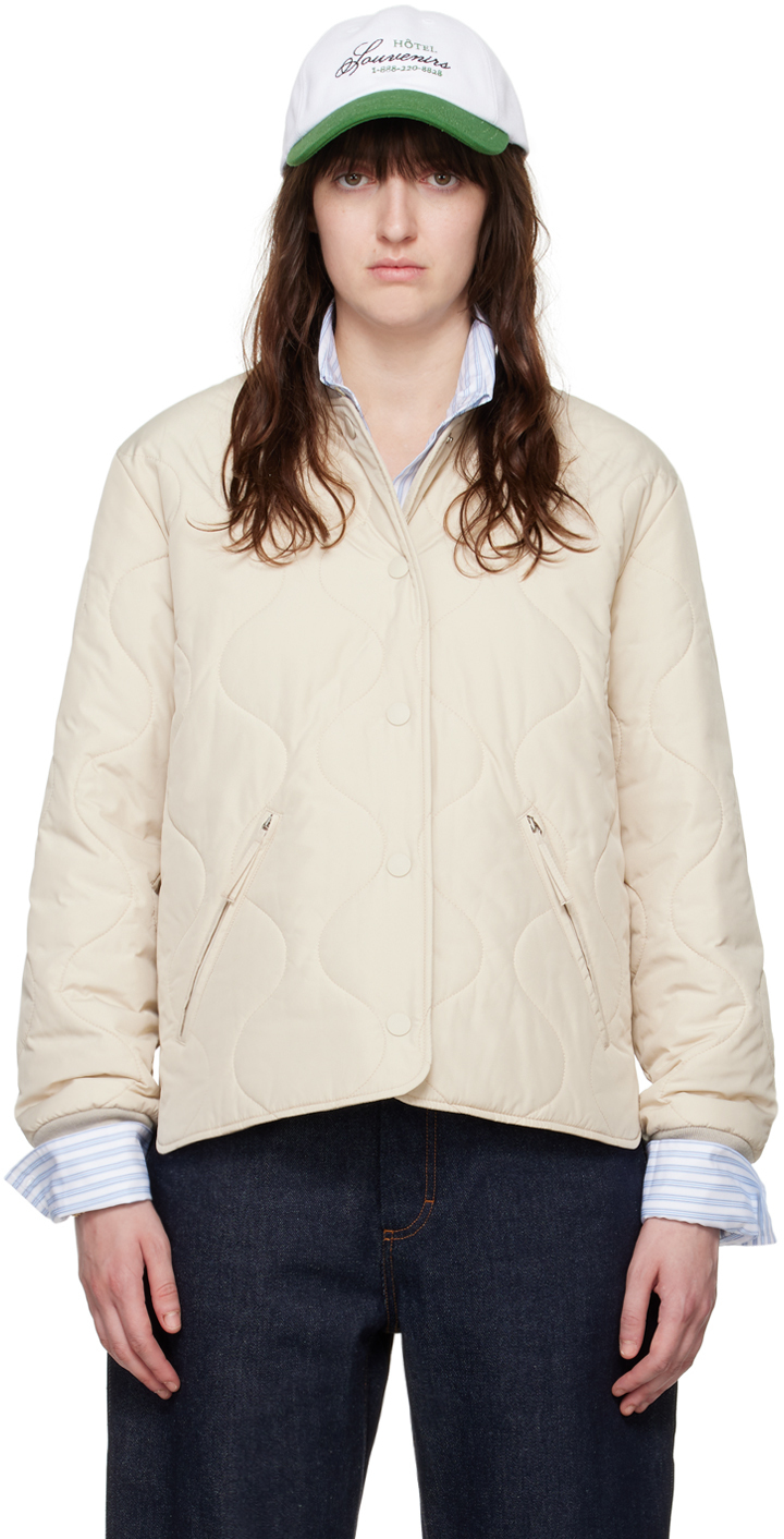 Куртка-бомбер «Камилла» цвета «Off-White» A.P.C.
Куртка-бомбер «Камилла» цвета «Off-White» A.P.C.