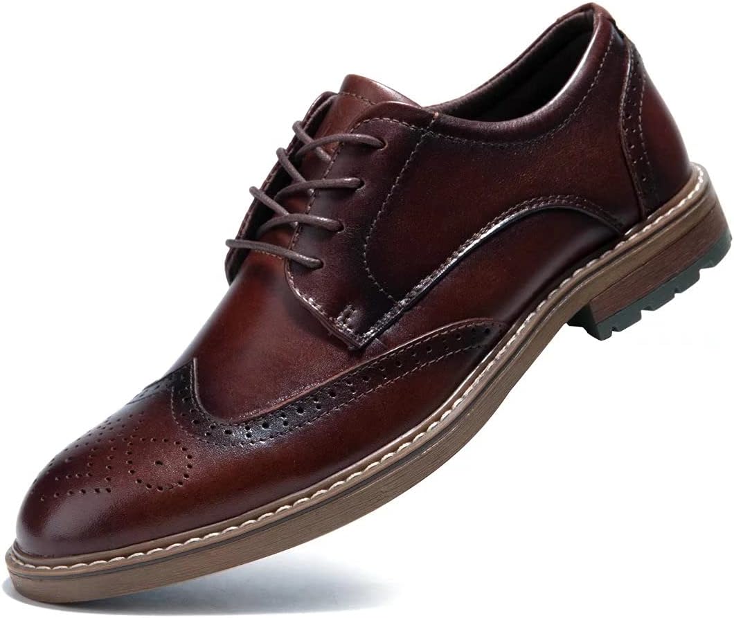 Мужские классические туфли, кожаные оксфорды с закрытой шнуровкой и простым носком Arkbird, темно-коричневый
Мужские классические туфли, кожаные оксфорды с закрытой шнуровкой и простым носком Arkbird, темно-коричневый