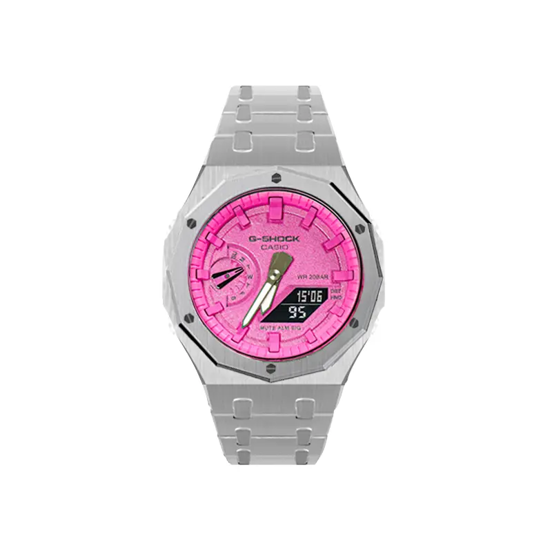 CASIO Retrofit Series часы с кварцевым механизмом унисекс розовый циферблат
CASIO Retrofit Series часы с кварцевым механизмом унисекс розовый циферблат