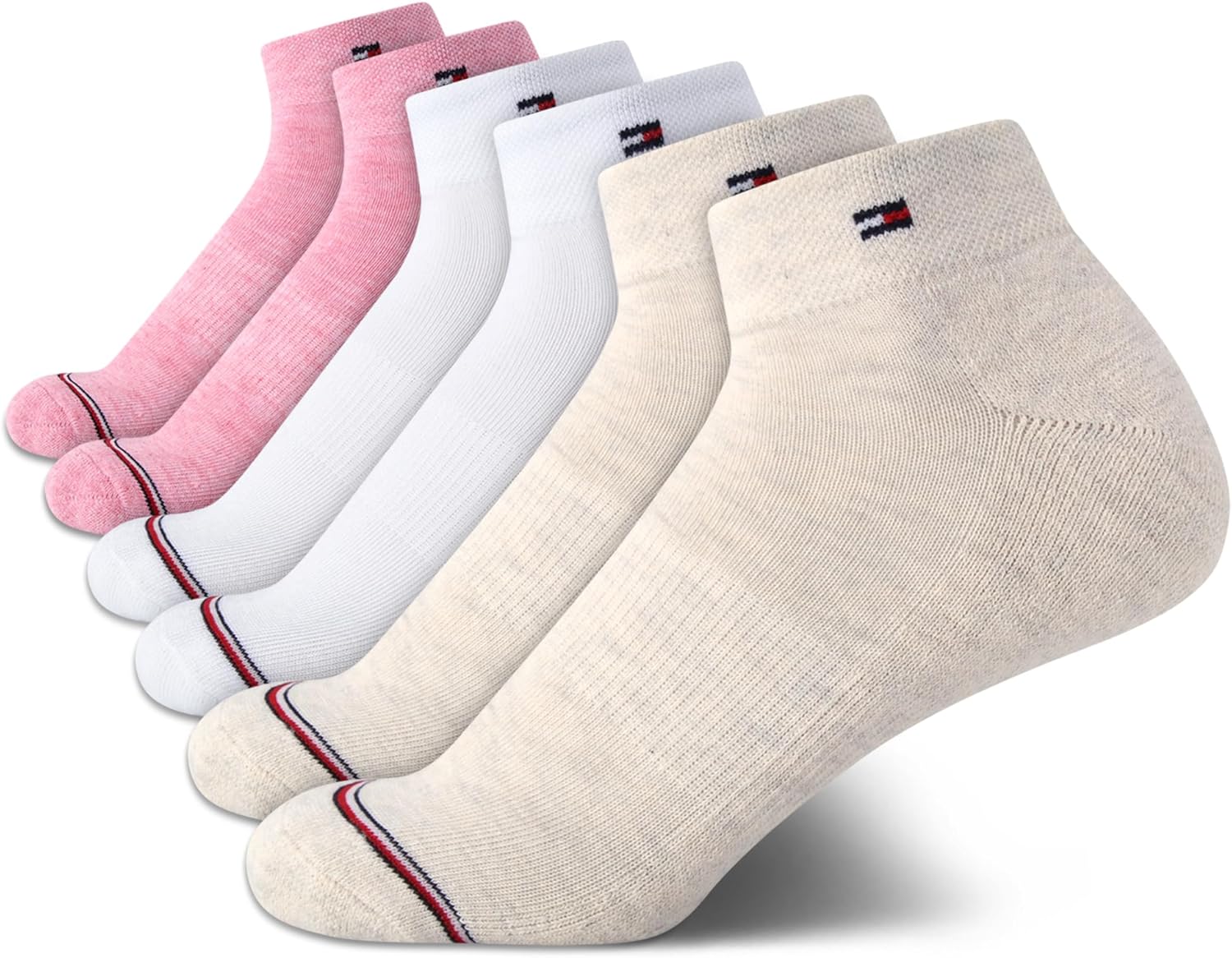 Женские носки Tommy Hilfiger Quarter - 6 пар мягких эластичных спортивных носков до щиколотки с мягкой подкладкой для женщин (размер: 4-10), Oatmeal Heather Assorted
Женские носки Tommy Hilfiger Quarter - 6 пар мягких эластичных спортивных носков до щиколотки с мягкой подкладкой для женщин (размер: 4-10), Oatmeal Heather Assorted