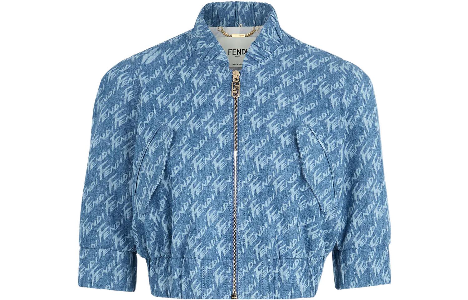 SS22 Укороченное Пальто Женское Светло-Голубое FENDI, Синий, SS22 Укороченное Пальто Женское Светло-Голубое FENDI 
SS22 Укороченное Пальто Женское Светло-Голубое FENDI, Синий, SS22 Укороченное Пальто Женское Светло-Голубое FENDI