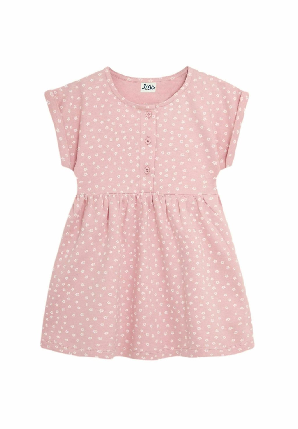 Платье из джерси REGULAR FIT SPOT BUTTON FRONT JoJo Maman Bébé, розовый 
Платье из джерси REGULAR FIT SPOT BUTTON FRONT JoJo Maman Bébé, розовый