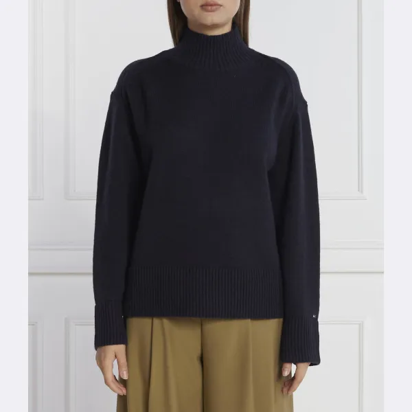 Водолазка свободного кроя с добавлением шерсти Tommy Hilfiger, синий
Водолазка свободного кроя с добавлением шерсти Tommy Hilfiger, синий