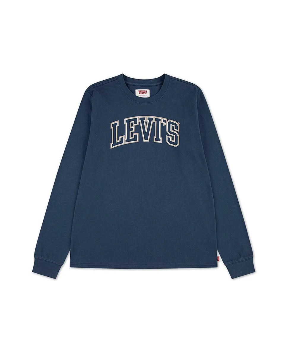 Детская футболка с длинным рукавом Collegiate Levi's, синий
Детская футболка с длинным рукавом Collegiate Levi's, синий