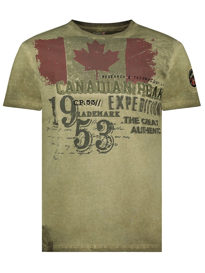 Футболка Jeleganteak Canadian Peak, хаки
Футболка Jeleganteak Canadian Peak, хаки