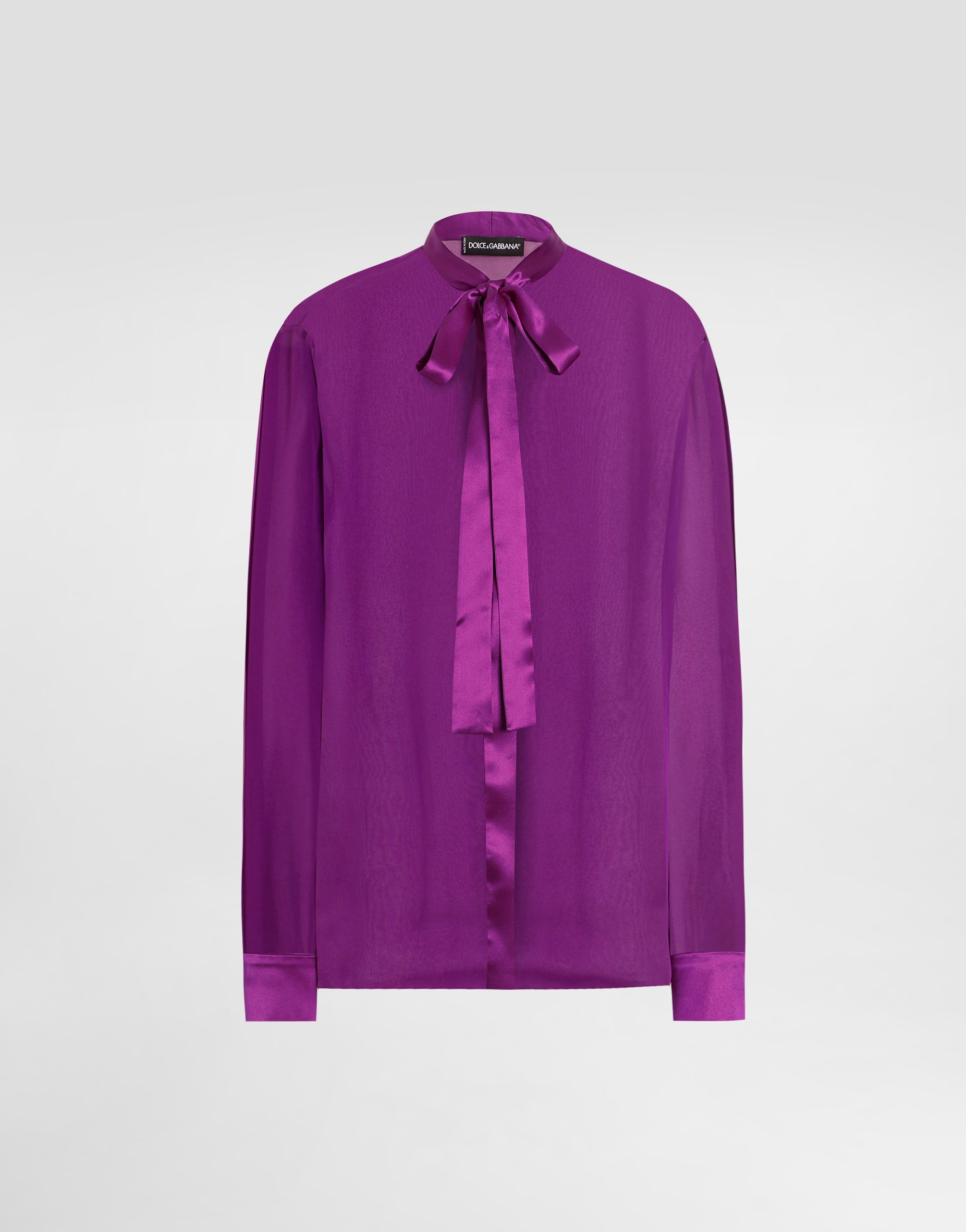 Шифоновая рубашка Dolce & Gabbana, фиолетовый
Шифоновая рубашка Dolce & Gabbana, фиолетовый