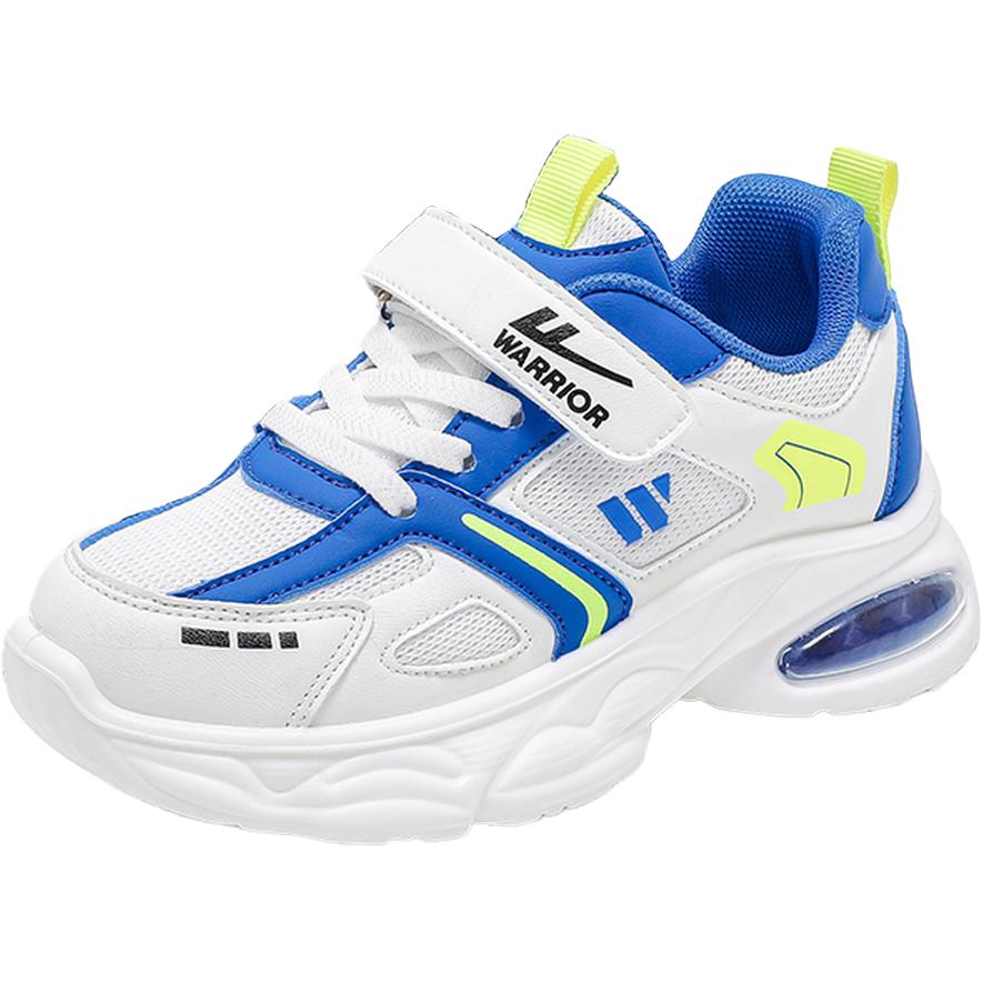 Кроссовки детские с низким верхом, устойчивые к скольжению и износу WARRIOR, белый/синий
Кроссовки детские с низким верхом, устойчивые к скольжению и износу WARRIOR, белый/синий