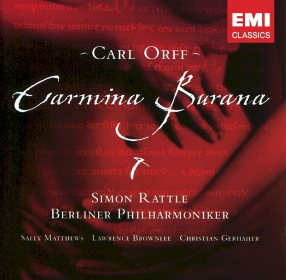 Диск CD Orff: Carmina Burana - Carl Orff, Simon Rattle, Berliner Philharmoniker, Rundfunkchor Berlin
Диск CD Orff: Carmina Burana - Carl Orff, Simon Rattle, Berliner Philharmoniker, Rundfunkchor Berlin