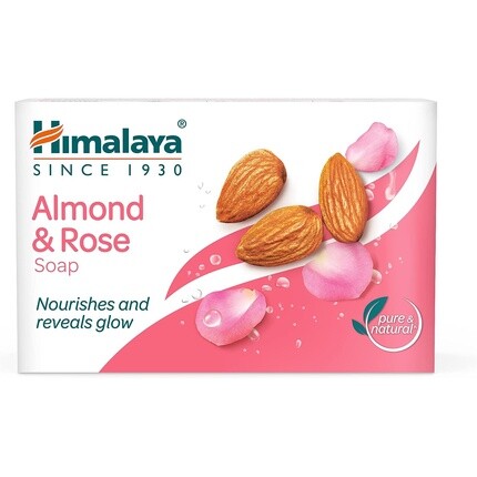 Himalaya Herbals Увлажняющее мыло «Миндаль и роза» 75г
Himalaya Herbals Увлажняющее мыло «Миндаль и роза» 75г