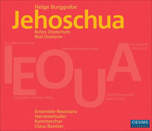 CD диск Burggrabe / Jeremias / Ens Resonanz / Bantzer: Jehoschua
CD диск Burggrabe / Jeremias / Ens Resonanz / Bantzer: Jehoschua