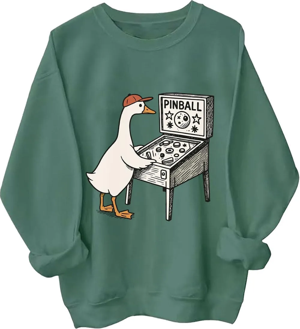 Свитшут с гусями и пинболом Czbic
Свитшут с гусями и пинболом Czbic