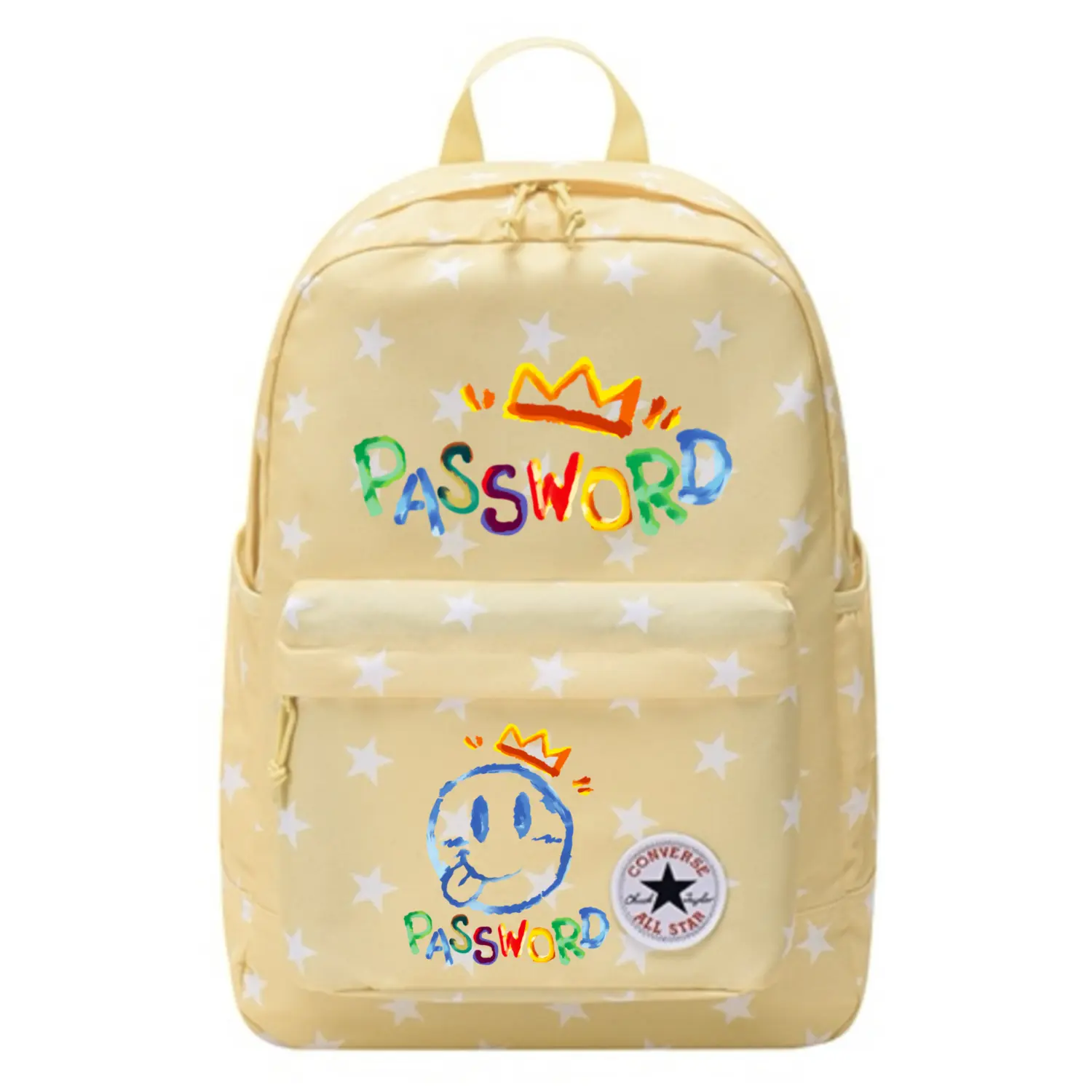 Converse Полиэстеровый рюкзак унисекс яично-желтый, Smiley Face Graffiti
Converse Полиэстеровый рюкзак унисекс яично-желтый, Smiley Face Graffiti