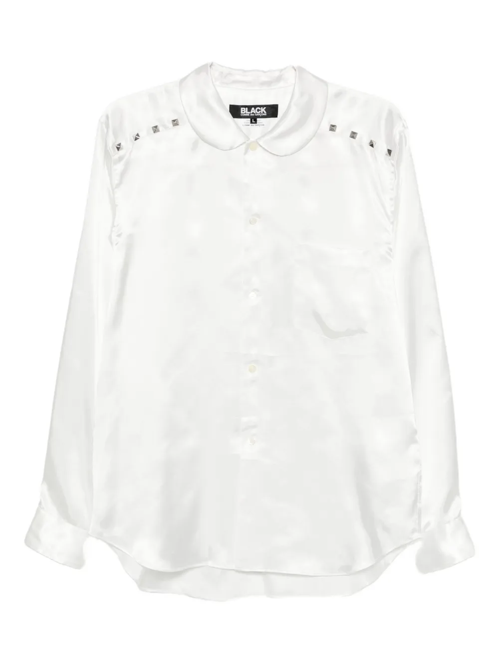 Рубашка с заклепками Black Comme Des Garçons, белый
Рубашка с заклепками Black Comme Des Garçons, белый