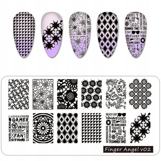 Пластина для штампа для ногтей, Tojato
Пластина для штампа для ногтей, Tojato