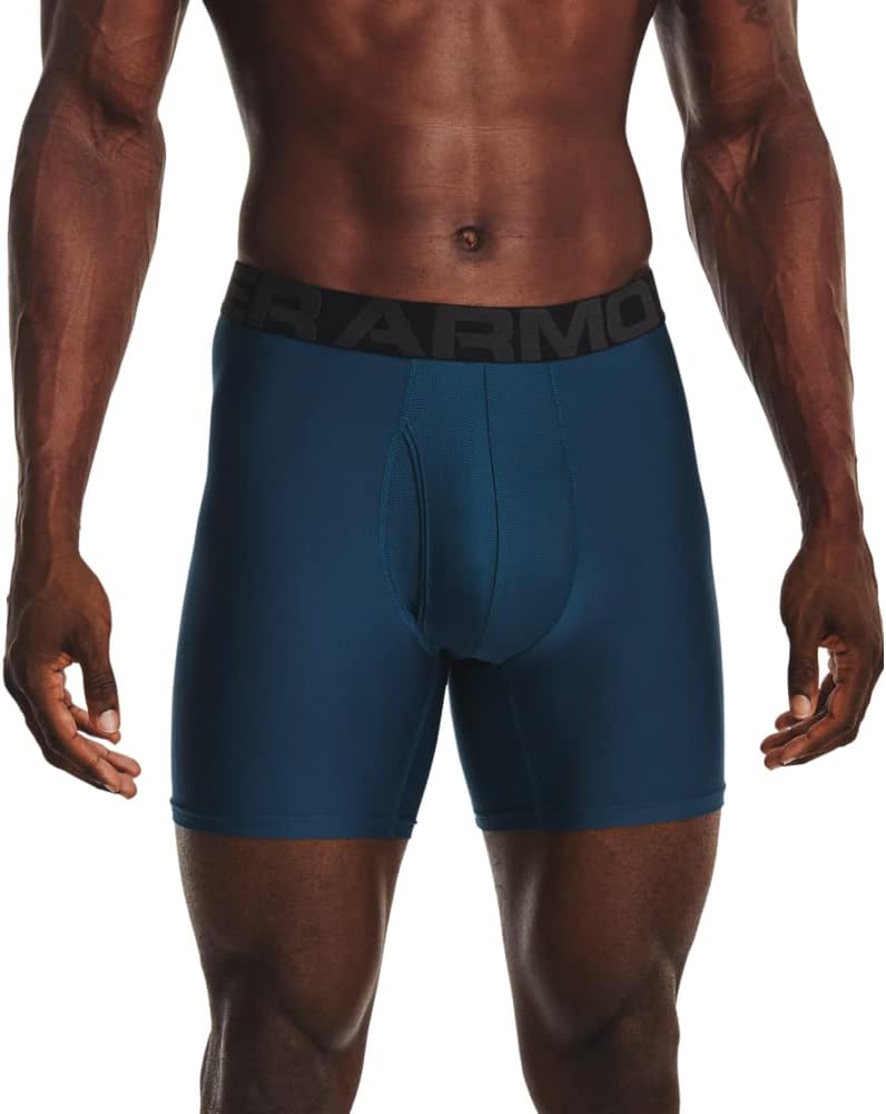 Under Armour мужские боксеры Performance Tech, 1 шт, длина по внутреннему шву 6", комфорт на весь день и ультрамягкие, (437) Petrol Blue/Black
Under Armour мужские боксеры Performance Tech, 1 шт, длина по внутреннему шву 6", комфорт на весь день и ультрамягкие, (437) Petrol Blue/Black