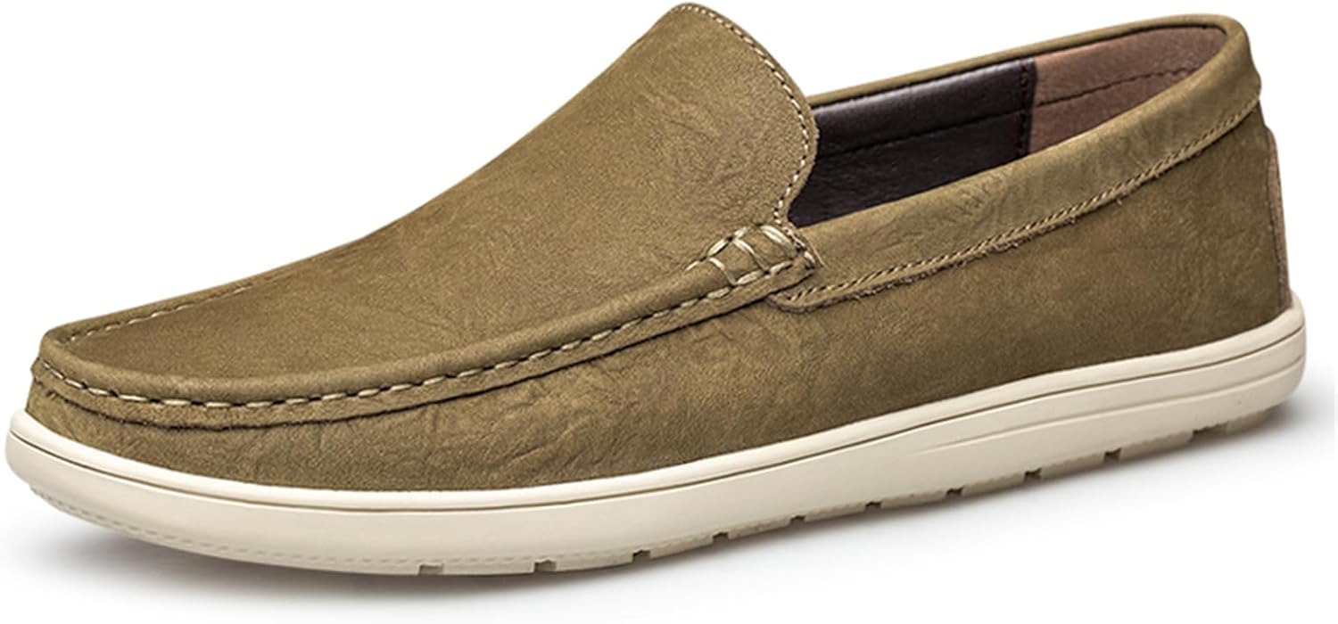 Мужские лоферы Abborora, слипоны из кожи, повседневная обувь для мужчин, модные балетки, туфли-лодочки для мужчин, хаки
Мужские лоферы Abborora, слипоны из кожи, повседневная обувь для мужчин, модные балетки, туфли-лодочки для мужчин, хаки