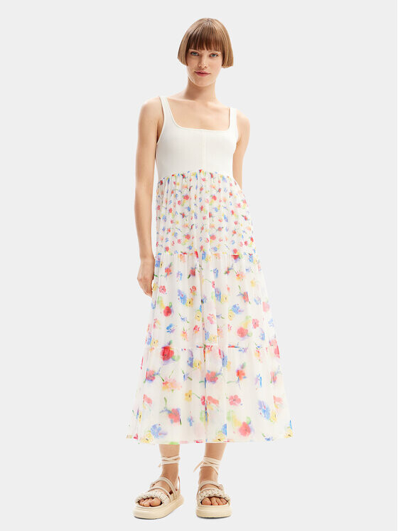 Летнее платье стандартного кроя Desigual, белый
Летнее платье стандартного кроя Desigual, белый