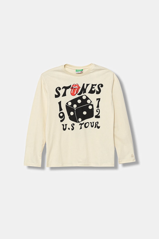 Детская хлопковая кофта с длинным рукавом United Colors Of Benetton, бежевый
Детская хлопковая кофта с длинным рукавом United Colors Of Benetton, бежевый