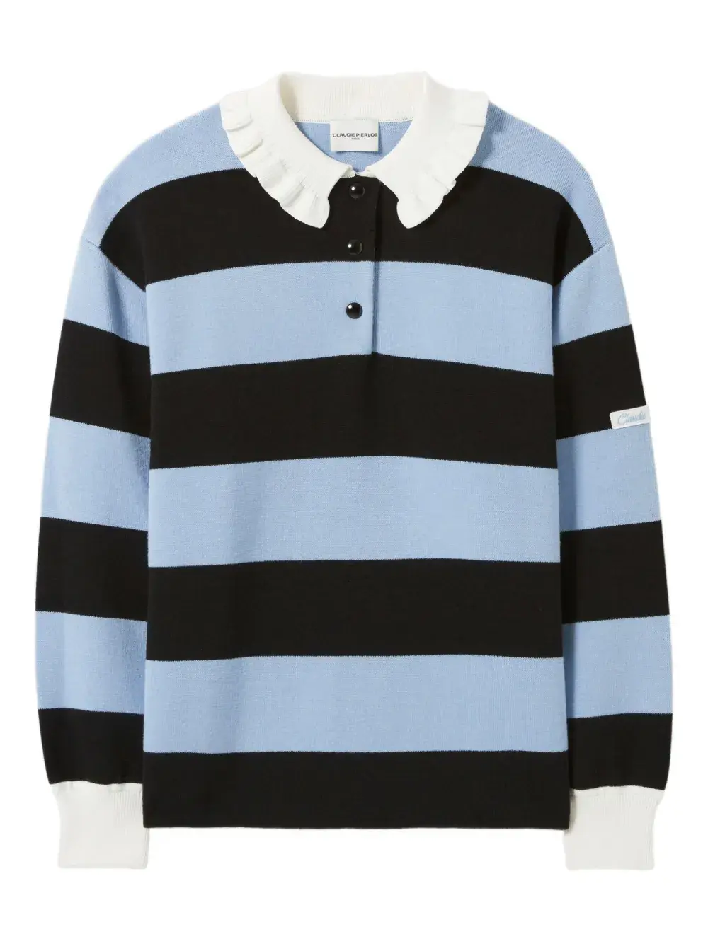 Рубашка поло с воротником в полоску Claudie Pierlot, синий
Рубашка поло с воротником в полоску Claudie Pierlot, синий