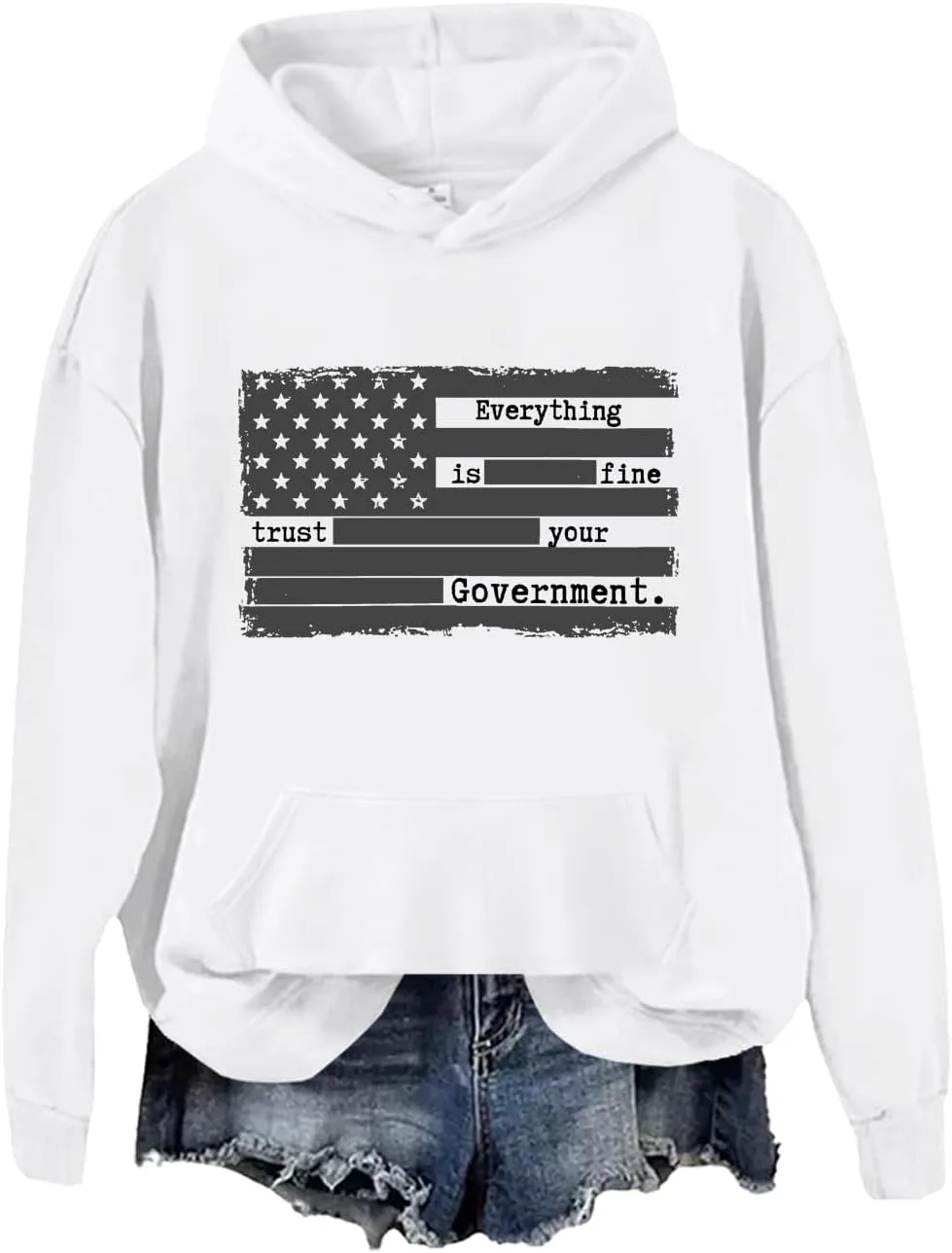 Свитшот Everything is Fine Trust Your Government Whaiveen
Свитшот Everything is Fine Trust Your Government Whaiveen