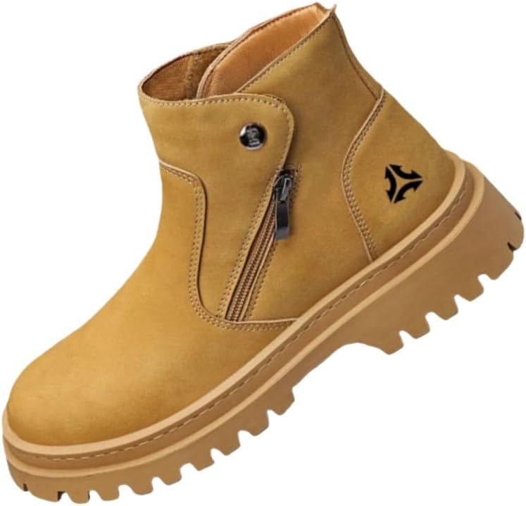 Мужские высокие повседневные короткие ботинки - Челси - Нескользящие и прочные - Зимняя обувь для мужчин Fmshi, желтый
Мужские высокие повседневные короткие ботинки - Челси - Нескользящие и прочные - Зимняя обувь для мужчин Fmshi, желтый