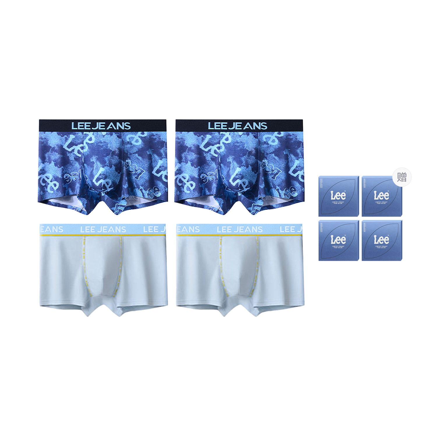 Боксеры мужские Brilliant Underpants 4 шт Lee, светло-голубой
Боксеры мужские Brilliant Underpants 4 шт Lee, светло-голубой