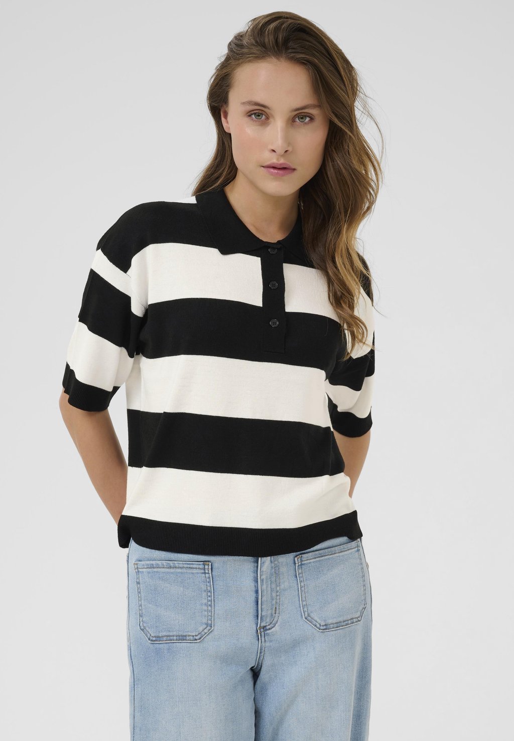 Рубашка поло Kaffe, черный
Рубашка поло Kaffe, черный