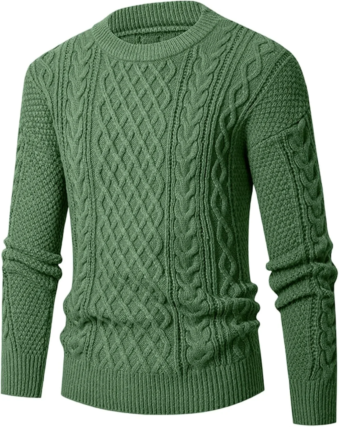 Мужской свитер с длинным рукавом, кабельной вязкой, теплый зимний AQAYL
Мужской свитер с длинным рукавом, кабельной вязкой, теплый зимний AQAYL