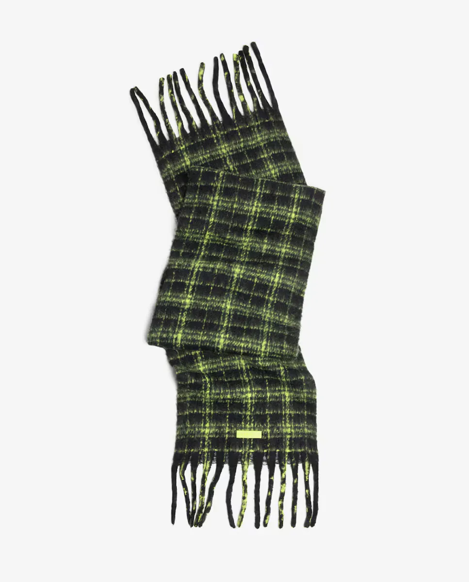 Шарф из полиэстера с клетчатым принтом D.Franklin, зеленый
Шарф из полиэстера с клетчатым принтом D.Franklin, зеленый