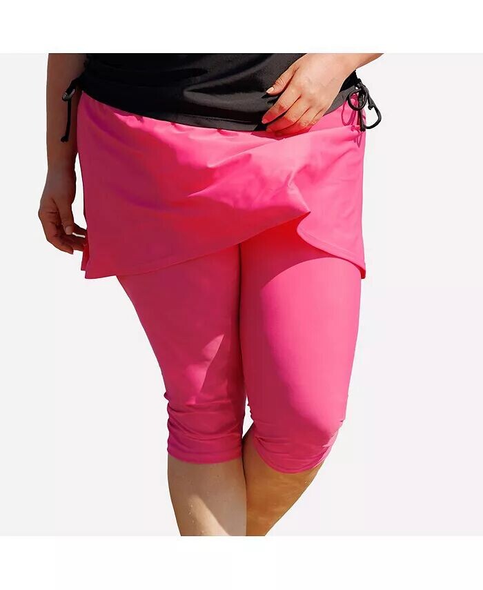 Капри для плавания с юбкой больших размеров Calypsa, розовый
Капри для плавания с юбкой больших размеров Calypsa, розовый