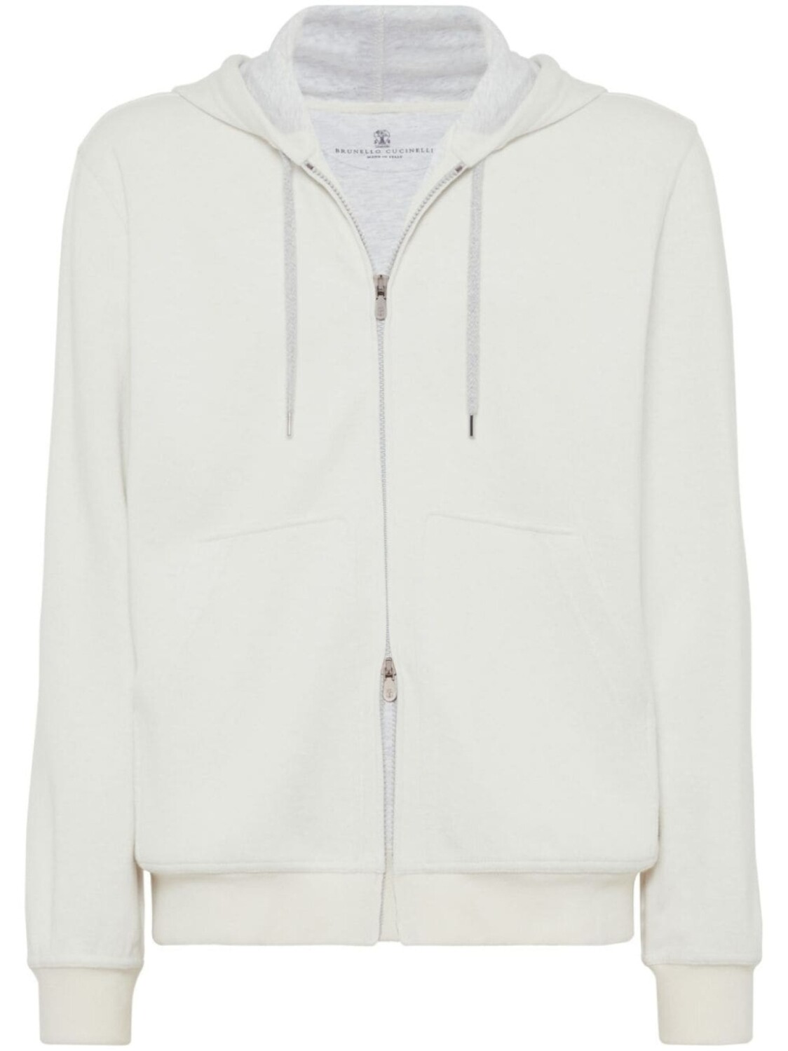 Brunello Cucinelli худи на молнии, белый
Brunello Cucinelli худи на молнии, белый
