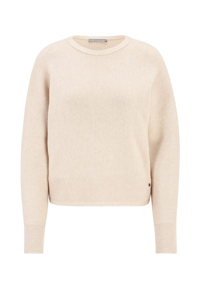 Вязаный свитер со структурой Betty & Co, бежевый
Вязаный свитер со структурой Betty & Co, бежевый