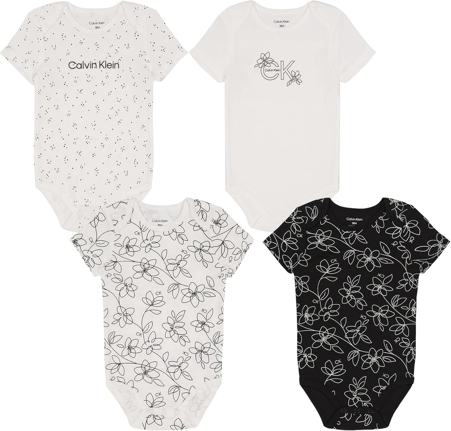 Комплект из 4 женских боди Calvin Klein, Egret/Deep Black
Комплект из 4 женских боди Calvin Klein, Egret/Deep Black