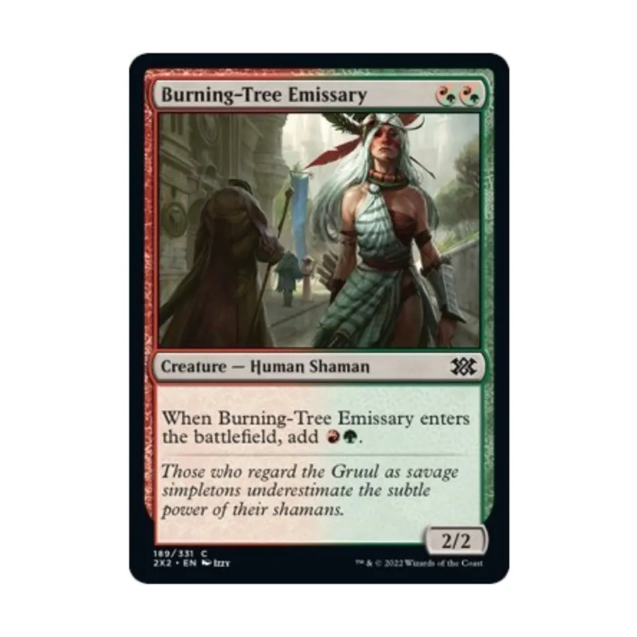 CCG Эмиссар Пылающего Дерева (клавиша C), MTG - Double Masters 2022 
CCG Эмиссар Пылающего Дерева (клавиша C), MTG - Double Masters 2022