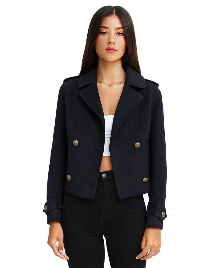 Женская куртка в стиле милитари лучше Belle & Bloom, синий
Женская куртка в стиле милитари лучше Belle & Bloom, синий