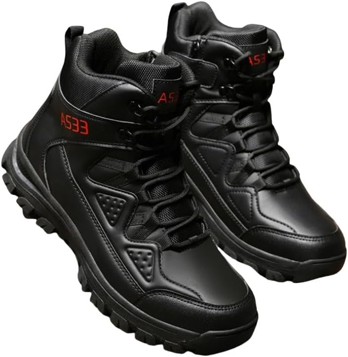 Мужские высокие походные ботинки - верх из кожи, толстая противоскользящая резиновая подошва, для походов Heelvirtuosa, черный
Мужские высокие походные ботинки - верх из кожи, толстая противоскользящая резиновая подошва, для походов Heelvirtuosa, черный