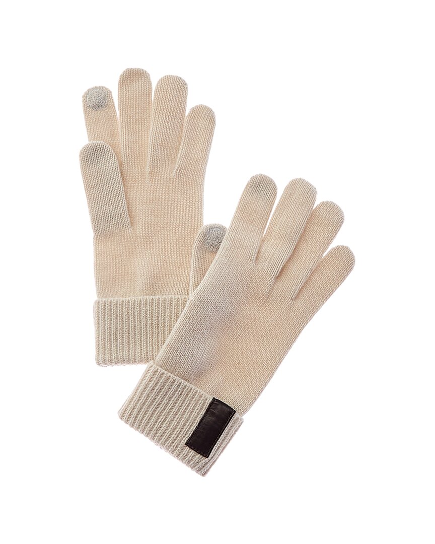 Перчатки из кашемира с кожаной отделкой Portolano, белый
Перчатки из кашемира с кожаной отделкой Portolano, белый