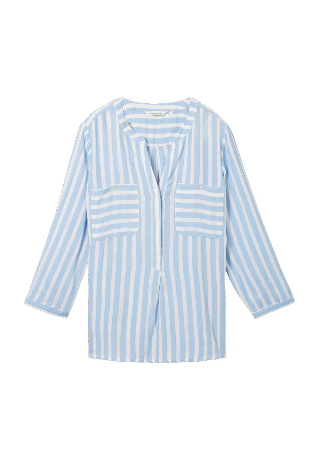 Блузка-рубашка с разрезом на шее, в полоску, женская TOM TAILOR, цвет Offwhite Blue
Блузка-рубашка с разрезом на шее, в полоску, женская TOM TAILOR, цвет Offwhite Blue