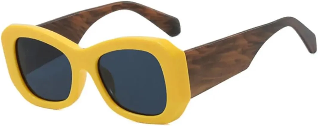 Солнцезащитные очки с защитой UV400 | Большая оправа, цветные линзы | Для женщин и мужчин, для занятий спортом на открытом воздухе и вождения DSVIGF, Yellow Gray
Солнцезащитные очки с защитой UV400 | Большая оправа, цветные линзы | Для женщин и мужчин, для занятий спортом на открытом воздухе и вождения DSVIGF, Yellow Gray