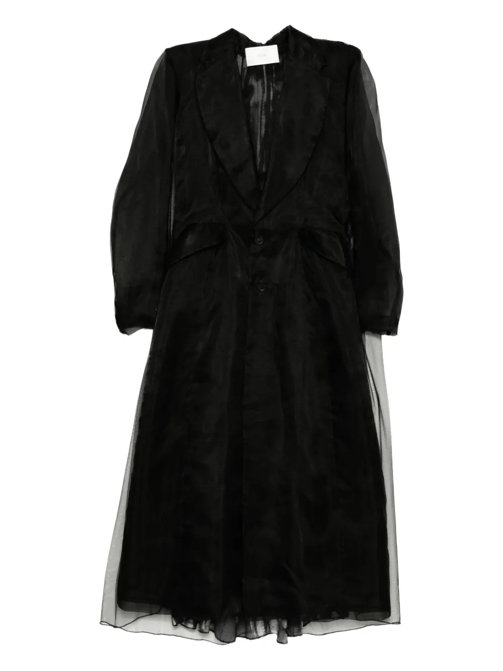 Полупрозрачное пальто с принтом Quetsche, черный
Полупрозрачное пальто с принтом Quetsche, черный