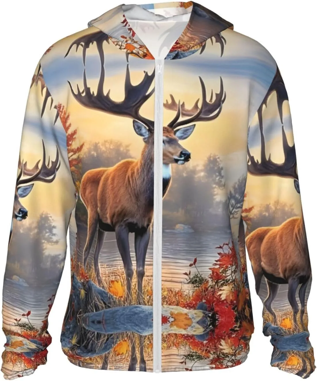 Толстовка с принтом Fall Moose Deer для защиты от солнца, легкая, для мужчин и женщин TONAUA
Толстовка с принтом Fall Moose Deer для защиты от солнца, легкая, для мужчин и женщин TONAUA