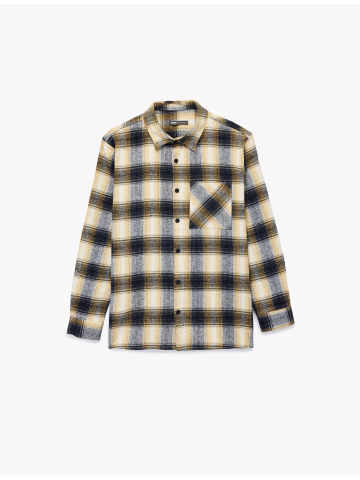 KOTON Рубашки с длинным рукавом, антрацитового цвета в клетку
KOTON Рубашки с длинным рукавом, антрацитового цвета в клетку