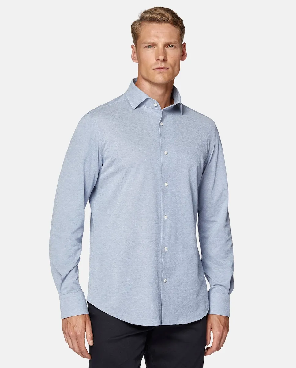 Обычная мужская рубашка Boggi Milano, голубой
Обычная мужская рубашка Boggi Milano, голубой