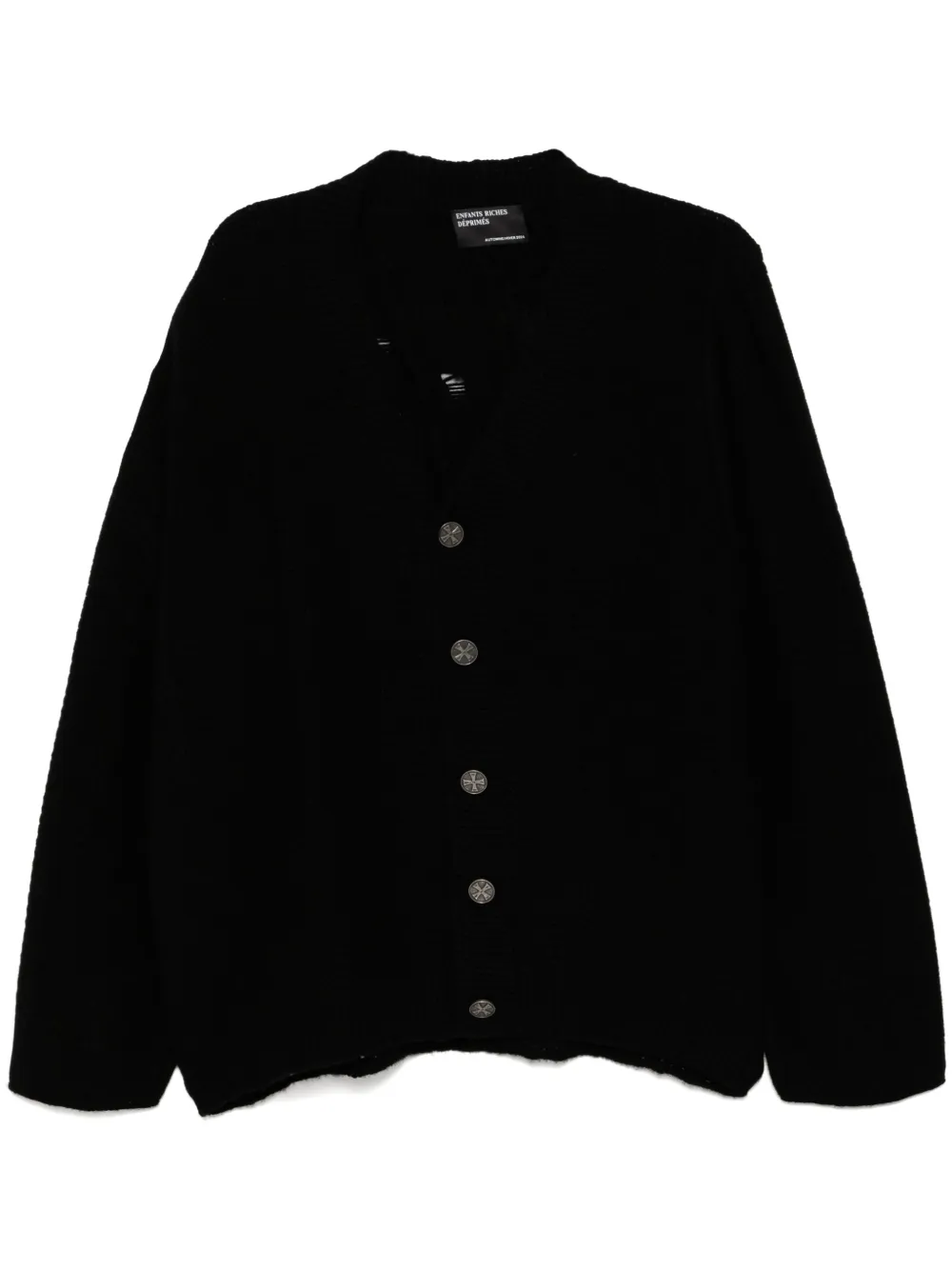 Кардиган с V-образным вырезом Enfants Riches Déprimés, черный 
Кардиган с V-образным вырезом Enfants Riches Déprimés, черный